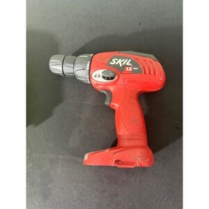 Skil Cordless Drill 12V Red Good 3/8 Inch Keyless Chuck‎ Tool Only 2466